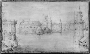 Piccola isola fortificata, Amsterdam, 1562 da Pieter Bruegel the Elder